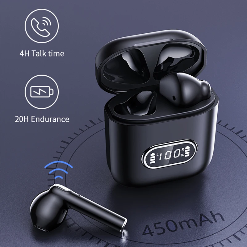 

J15 TWS Earphones Wireless Headset Bluetooth 5.3 TWS Headphones Noise Cancellation Gaming Earbuds For Smart Phone Lenovo Xiaomi