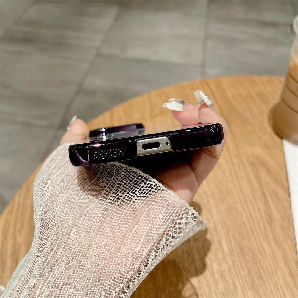 Ultra-Thin HD Clear Frameless Plating Phone Case Cover
