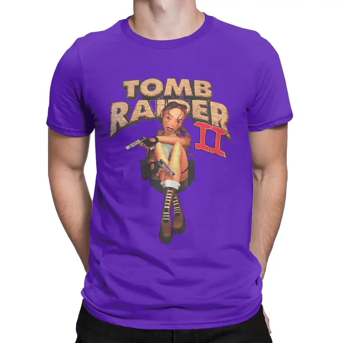 T-shirt Collector Tomb Raider Lara Croft - Marque Scion - Taille L Blanc Coton - Neuf Sans étiquettes