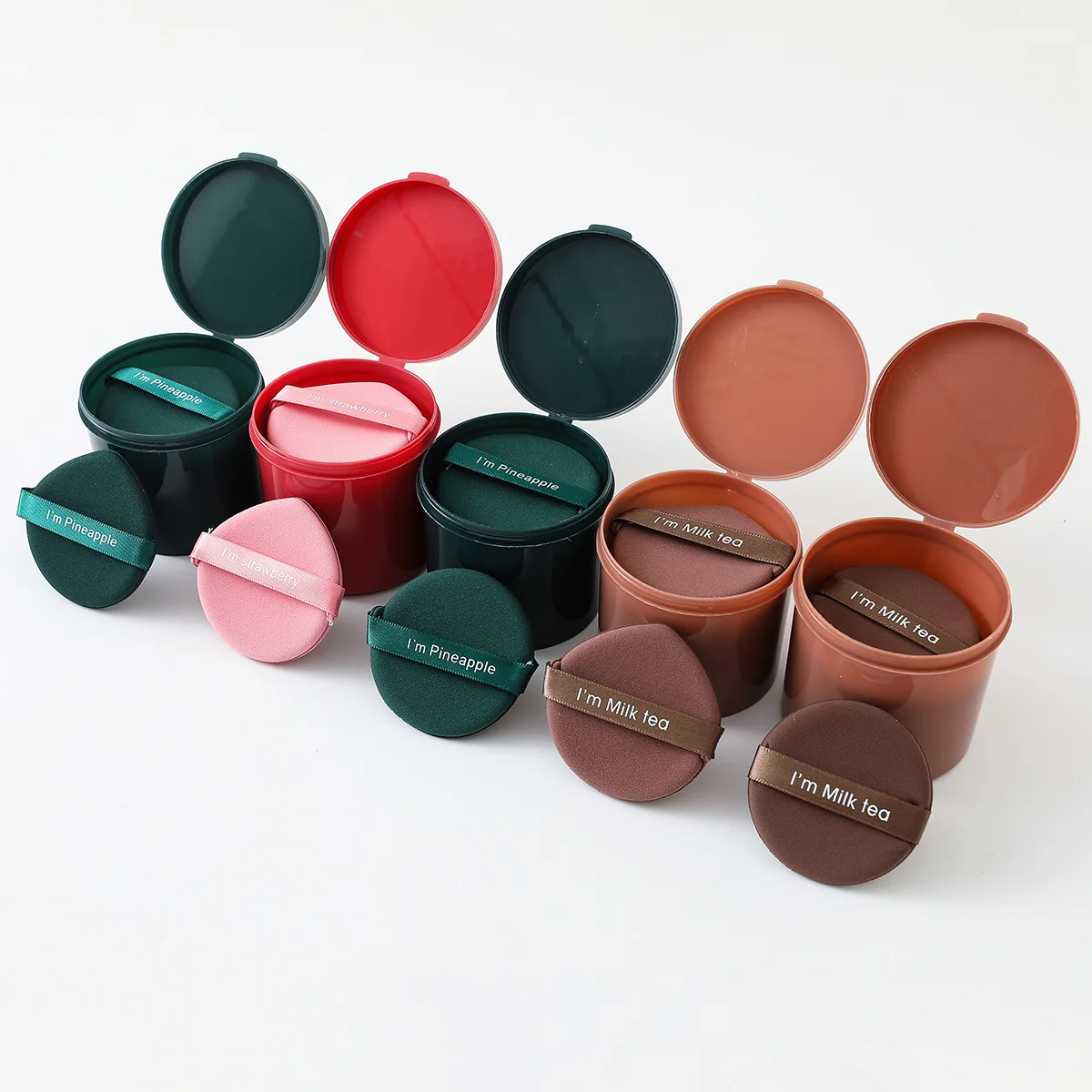 

7PCS Makeup puff Cosmetics instruments tool Female makeup sponge Make-up for women Foundation Giant Powder puff Blender