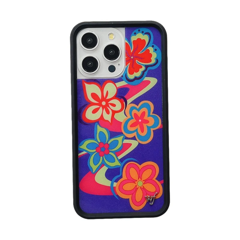 Wildflower 3D Metal Cartoon Phone Case