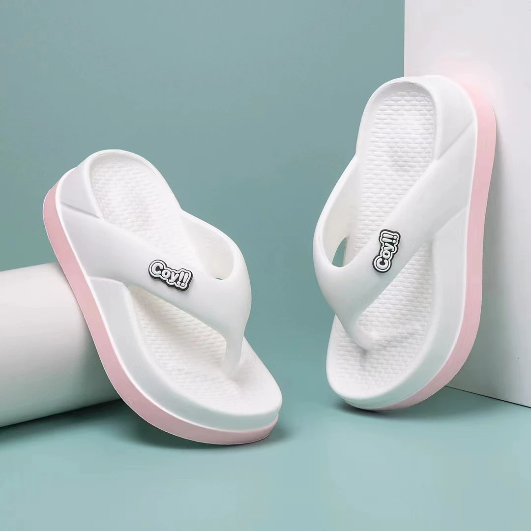 شباشب نسائية صيفية بارتفاع 3 سم صنادل صيفية غير قا...