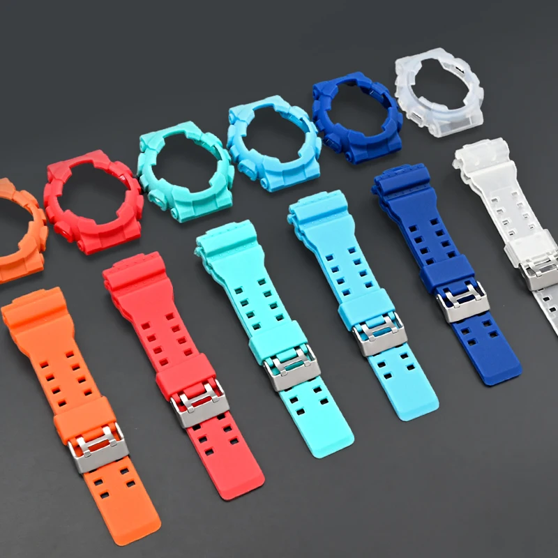 Matte Rubber Silicone Bracelet Watch Band Protective Shell