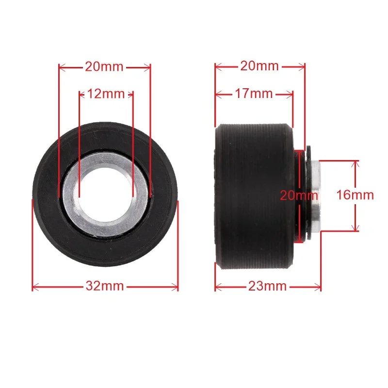 1PCS Applicable to KONE WITTUR Elevator Door Lock Wheel WITTUR diameter 32mm thickness 23mm Inner diameter 12mm