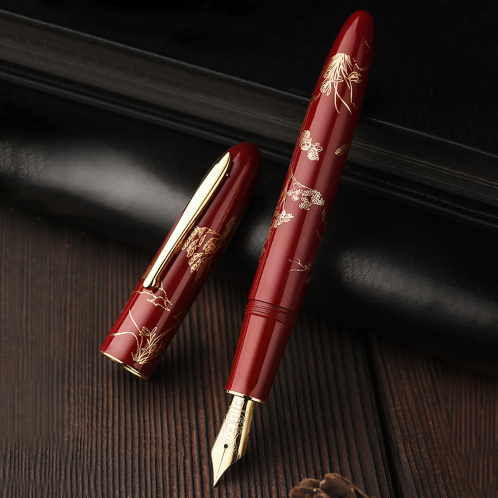 New Hongdian N23 Fountain Pen Rabbit Year Limited High-End Students Business Office supplies Gold Carving writing gifts pens