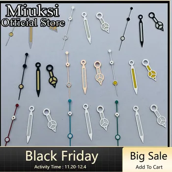 Miuksi watch hands green luminous hands fit NH35 NH36 3135 ETA2836 2824 Miyota8205 8215 821A Mingzhu DG2813 3804 PT5000 movement 1
