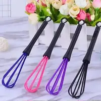 Batteur à œufs manuel Portable, cuisson de cuisine, mélange de crème en plastique, outil à mousser, Salon de coiffure, mélange de teinture capillaire, produit en gros, 1/5 pièces 4