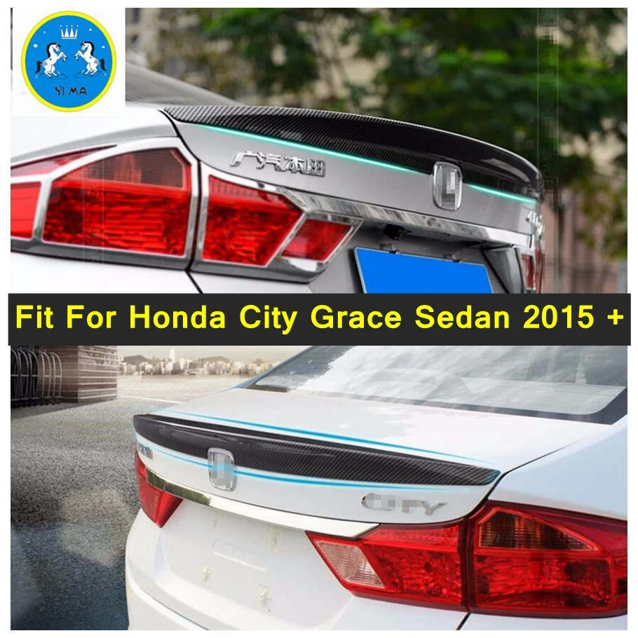 

Car Accessories Side Rear Window Spoiler Decor Cover Trim Molding Garnish Bezel Styling Fit For Honda City Grace Sedan 2015 2016