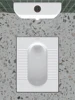 *Toilet Household Squat Toilet Ceramic Water Tank Set Toilet Odor-resistant Squat Urinal Squatting Urinal 3