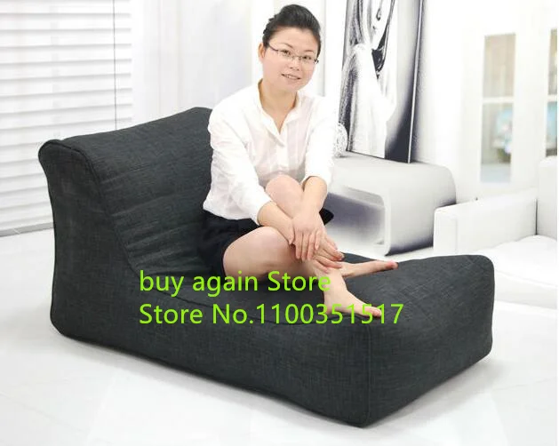 Waterproof lazy beanbag sofa outdoor bean bag high quality waterproof recliner cozy chair cover only