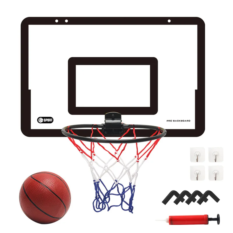 Indoor Children Safety for Kids Toy Gifts for Boys Girls Kids Portable Exercise Basketball Hoop Set Wall Frame Stand Lifting