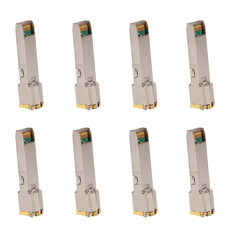 

MOOL 8X SFP Module RJ45 Switch Gbic 10/100/1000 Connector SFP Copper RJ45 SFP Module Gigabit Ethernet Port