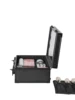 Makeup Travel Lighted Case with Large LED Light Mirror Coetic Bag Organizer Professional Adjustable Divider Storage, Waterproof 4