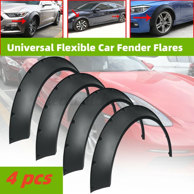 Guardabarros Universal Flexible para coche, arcos de rueda de Cuerpo Extra  ancho, 3,5 /90mm, 4 unidades - AliExpress