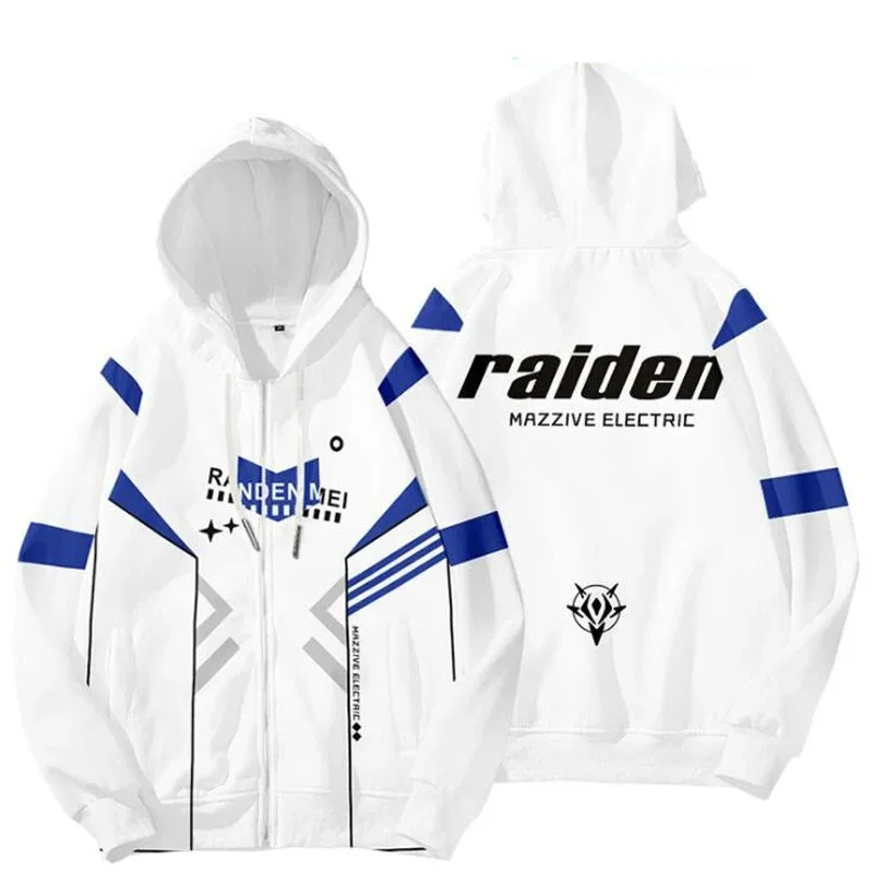 Anime Honkai Impact 3rd Cosplay Costume Kiana Kaslana Theresa Yae Sakura Seele Fu Hua Raiden Mei 3D Hoodie Zip Hooded Sweatshirt