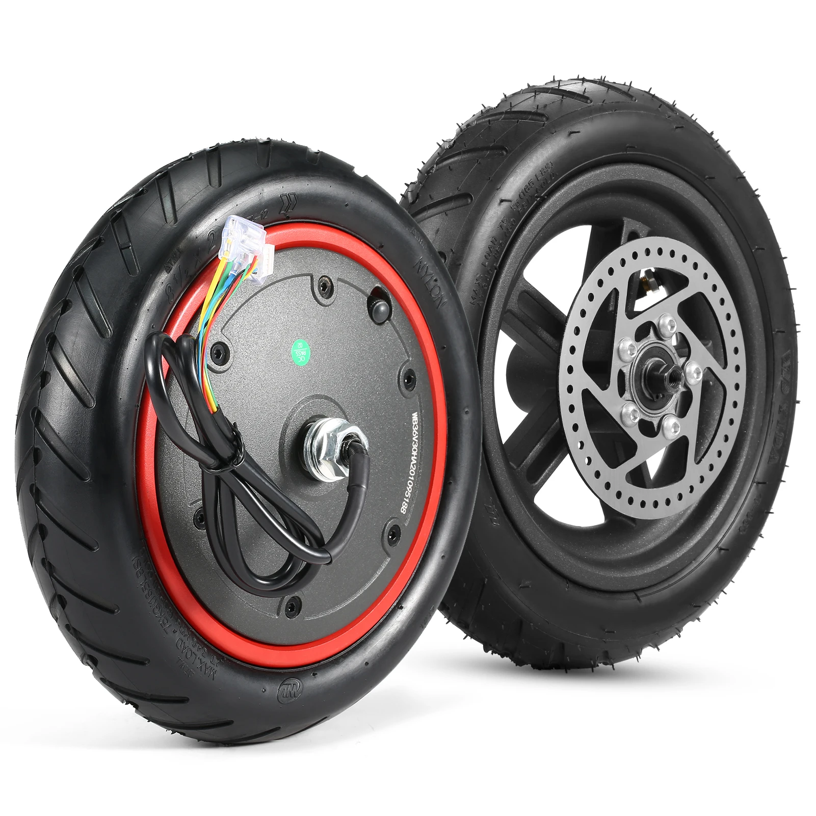 350W 36V Electric Scooter Engine Motor Wheel with Inflatable Rear Wheel Hub Tyre for Xiaomi M365