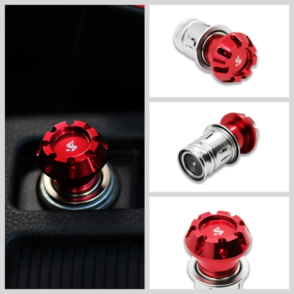 Aluminium 12V Auto-Zigarettenanzünder für MAZDASPEED MAZDA2 MAZDA3 Axela MAZDA6 MX-5 CX-3 CX-5 CX-4 CX-30 CX-8 Auto-Zubehör – Detail 10