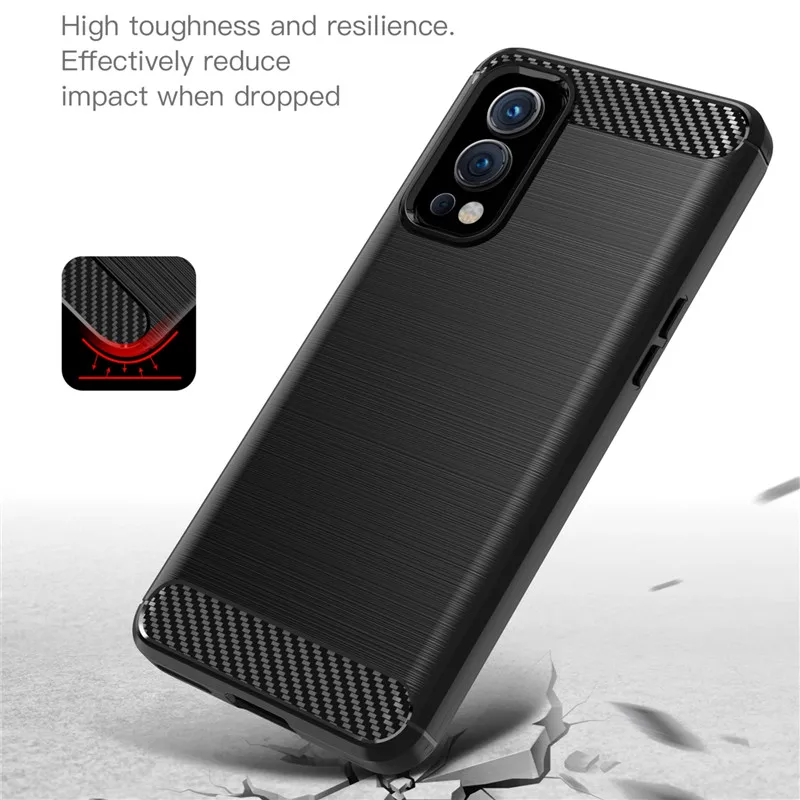 Shockproof TPU Carbon Fiber Phone Case