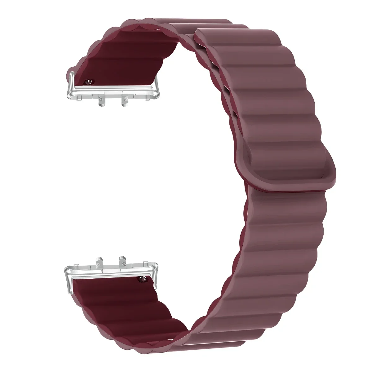 Silicone Magnetic Loop Strap Adjustable Bracelet Wristband Accessory