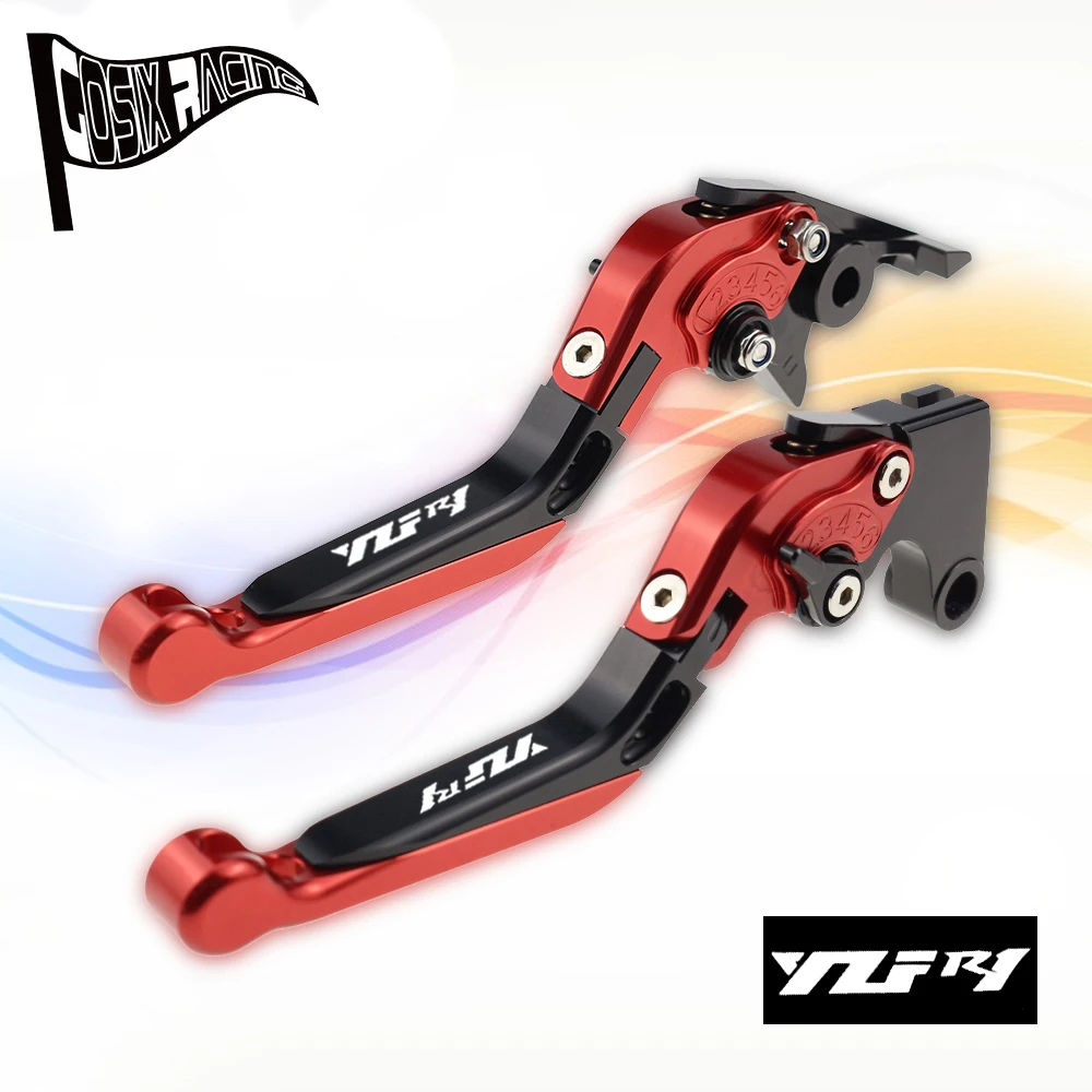 

Fit For YZF R1 2004-2008 YZFR1 YZF-R1 Motorcycle CNC Accessories Folding Extendable Brake Clutch Levers Adjustable Handle Set