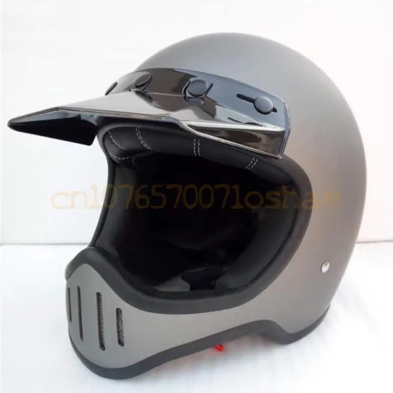 

High strength fiberglass fiber classic retro full face helmet, For Harley motorcycle and cruise motorcycle protective helmet M50