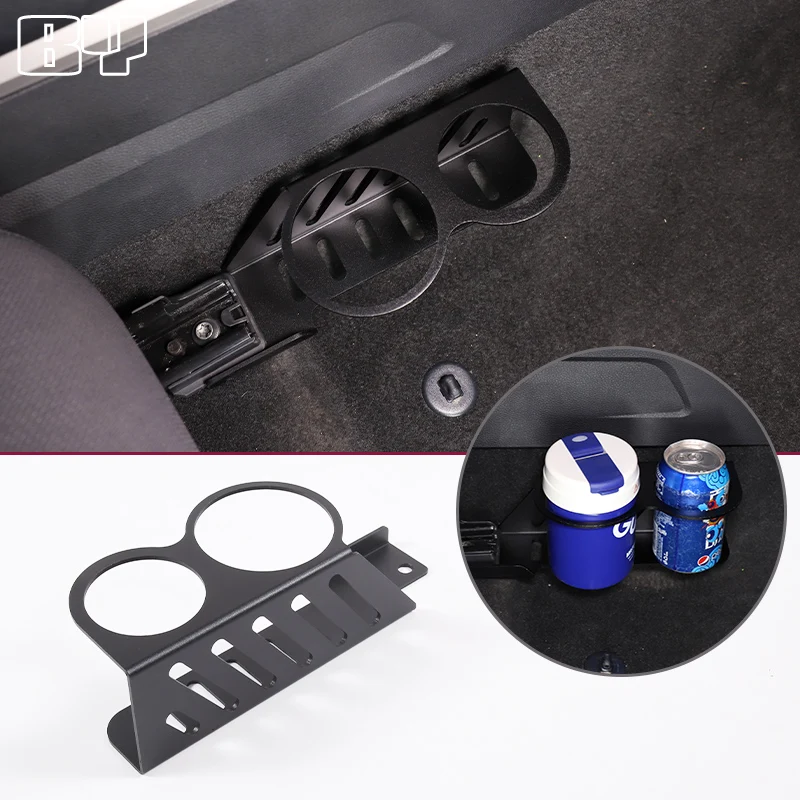 

Aluminum Alloy Black For Toyota Tundra 2022-2023 Car Cup Holder Auto Seat Water Cup Drink Bottle Can Organizer Car Accessories