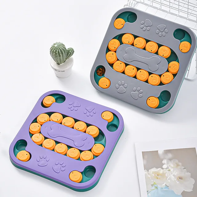 Dog Puzzle Toys Slow Feeder Interactive Increase Puppy IQ Food Dispenser Slowly Eating NonSlip Bowl Pet Cat Dogs Training Game 2