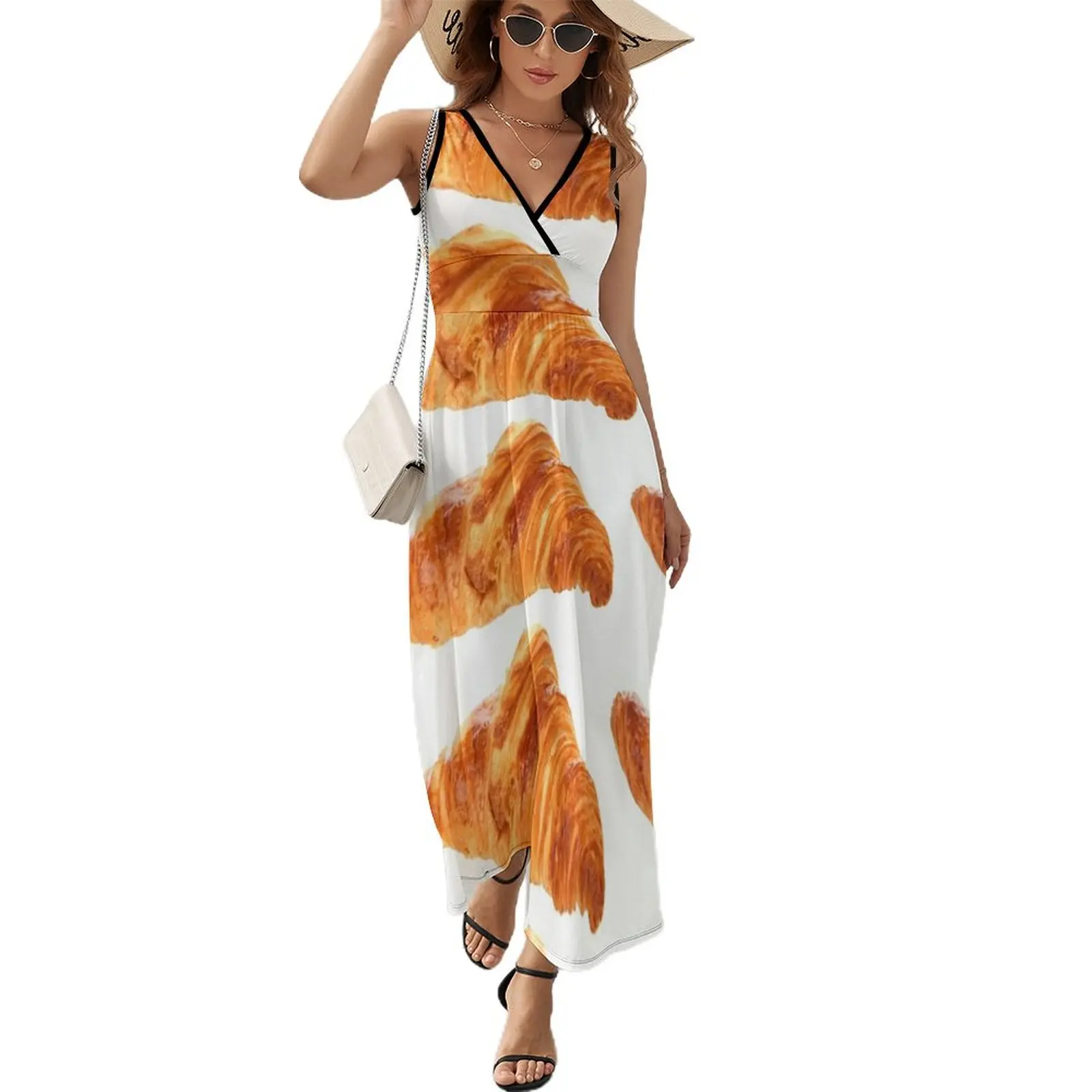 

Croissant Sleeveless Dress Women's skirt Woman dresses