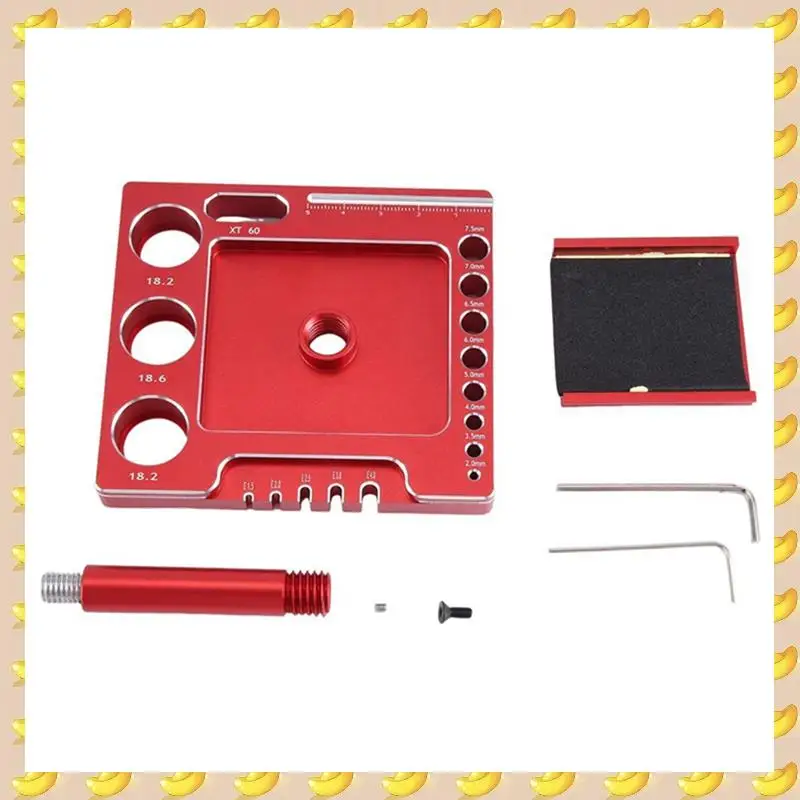 RC Repair Tools 1: 18 1: 24 For TRX4M SCX24 Fcx24 Repair Bench Shunting Bench Welding Bench, Red Durable Easy To Use