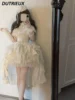 Japanese Dark Gothic Style Lolita High Waist Skirt Spring and Autumn New Sweet and Cute Girls Versatile Solid Color Puffy Skirts 6