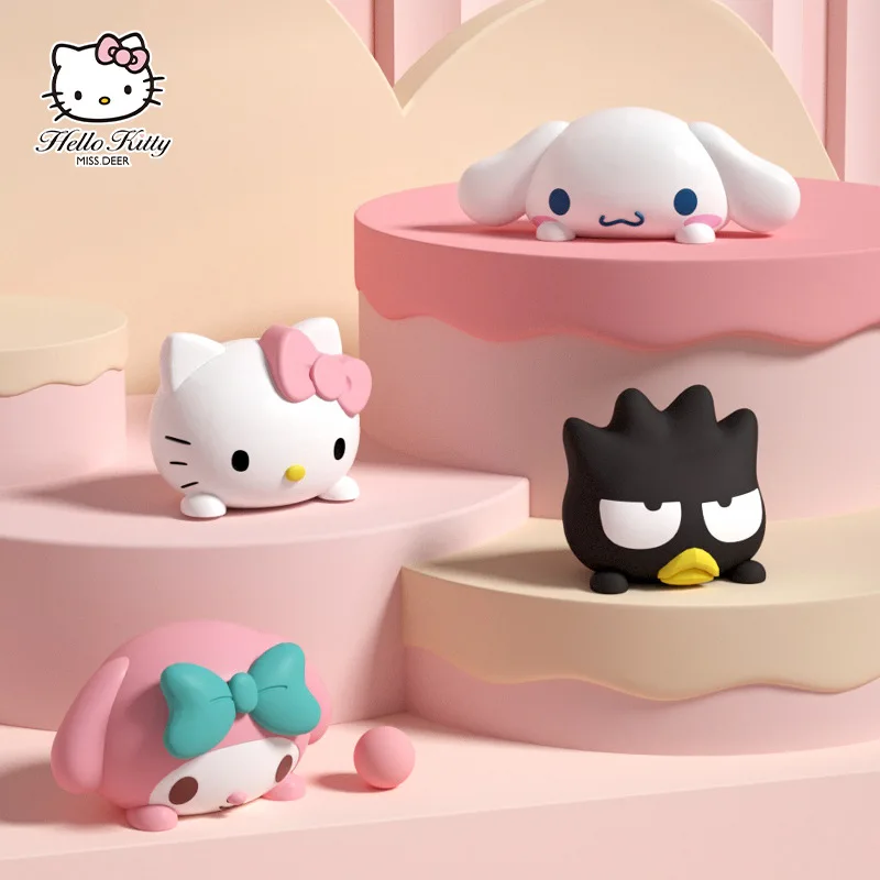 

New Sanrio Car Ornaments Cute Anime Hello Kitty Kuromi Character Car Ornaments Creative Interior Decorations