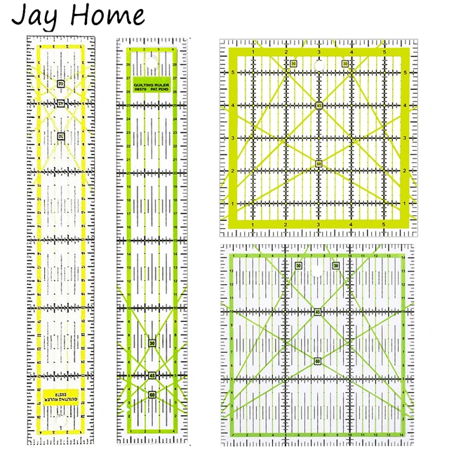 Quilting Ruler, Sewing Ruler Transparent High Accuracy for Tailoring