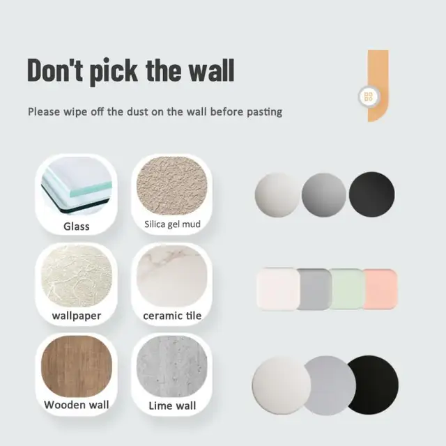 Protect your doors and walls with the Creative Door Fender Door Rubber Wall Mat Silicone Thickening Accessories