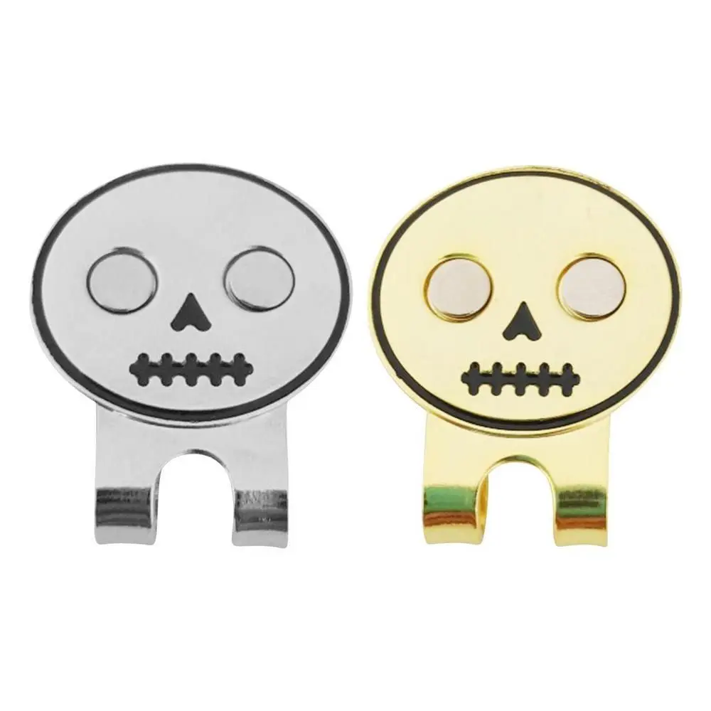 

Magnetic Skull Design Magnetic Hat Clip Integrated Molding Not Easy To Loose Skull Magnetic Golf Ball Marker Professional