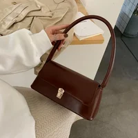 Sacs à bandoulière de marque de luxe pour femmes, Design de mode sous les bras, sac à bandoulière, sac à main et bourses de couleur unie, 2024 1