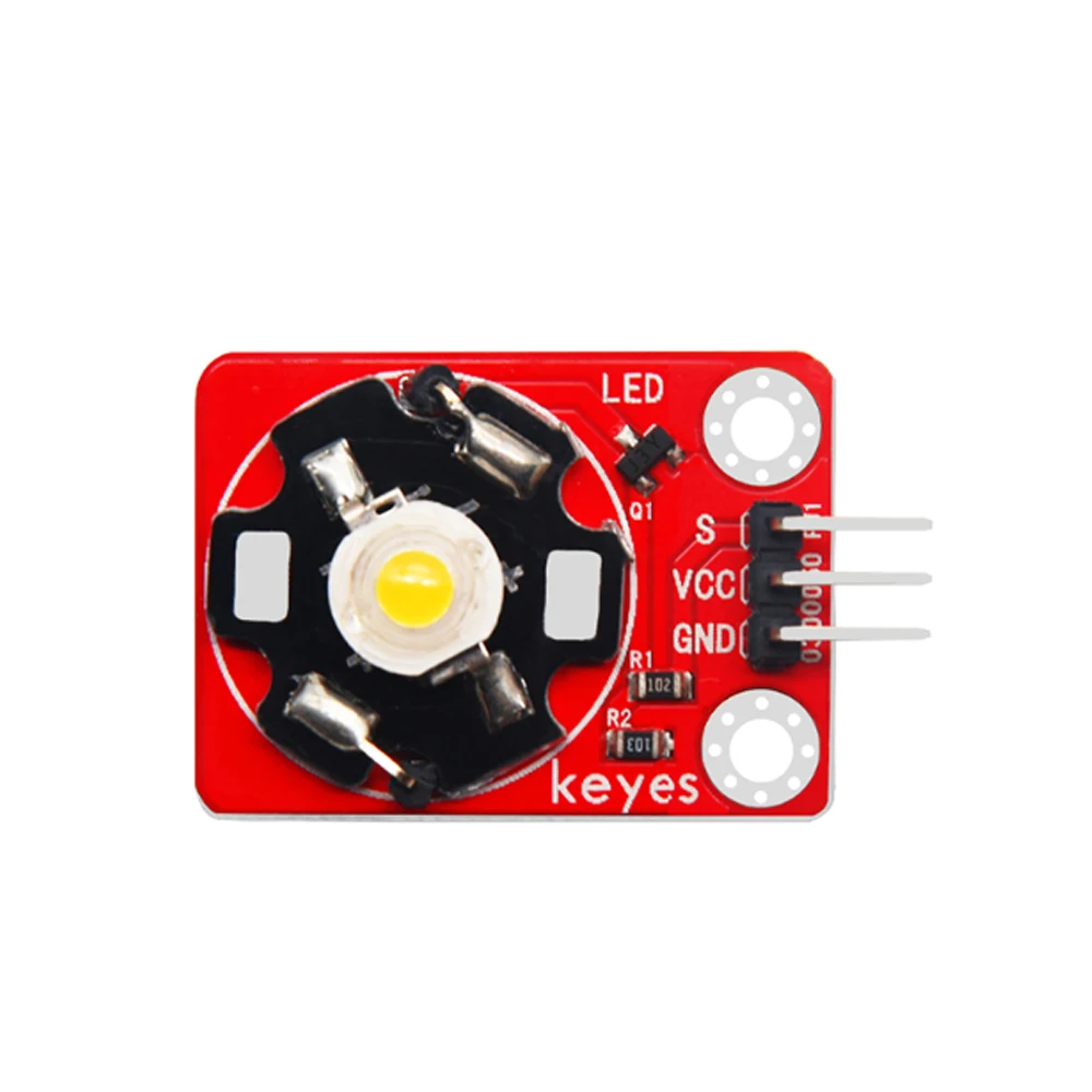 

5PCS 3W LED Module High-Power with PCB Chassis for Arduino STM32 AVR