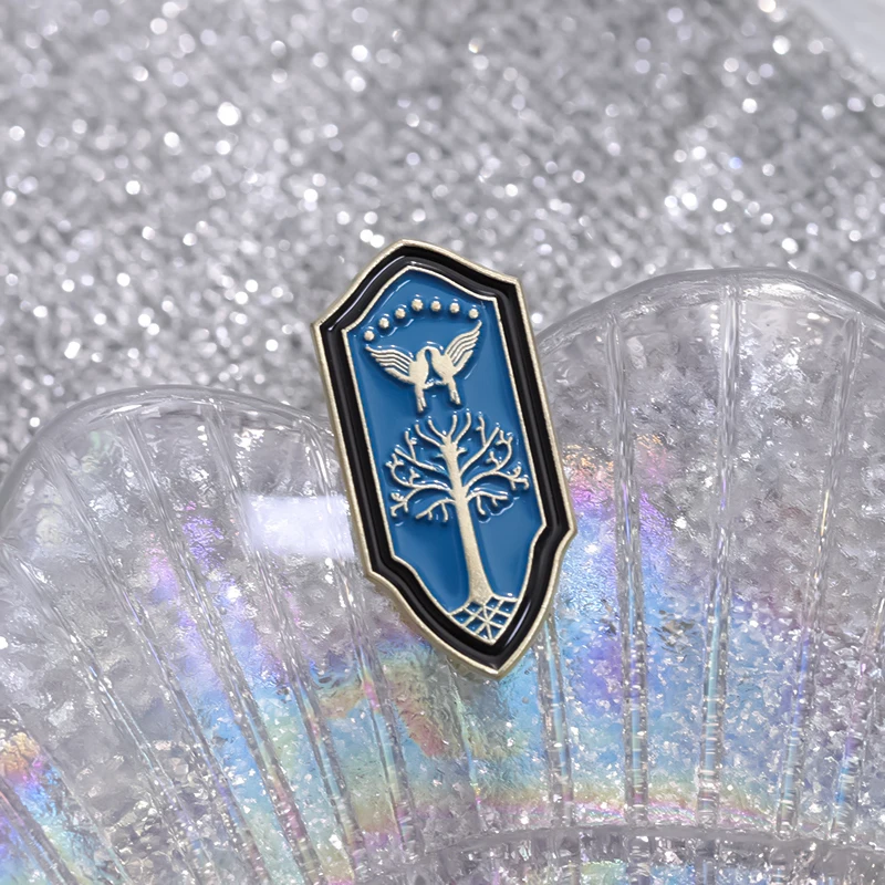 Fantasy Film Dolch Shield Emaille Pin NOT ALL THOSE WHO WANDER ARE LOST Film Brosche Revers Abzeichen Zubehör Schmuck Geschenk für Fans – Detail 4