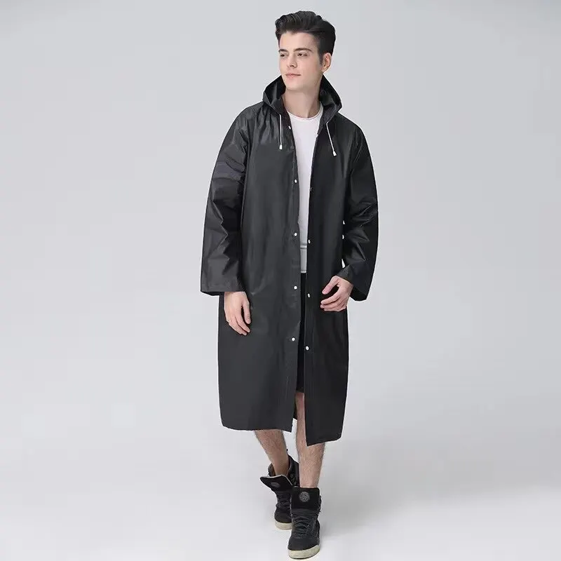 1PCS EVA Unisex Raincoat Thickened Waterproof Camping Rainwear Suit