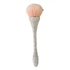 Bling Nail Dust Bush Glitter Soft Remove Dust Collector Powder Cleaning Nail Brushes With Diamond Manicure Accessories Tools Set 5