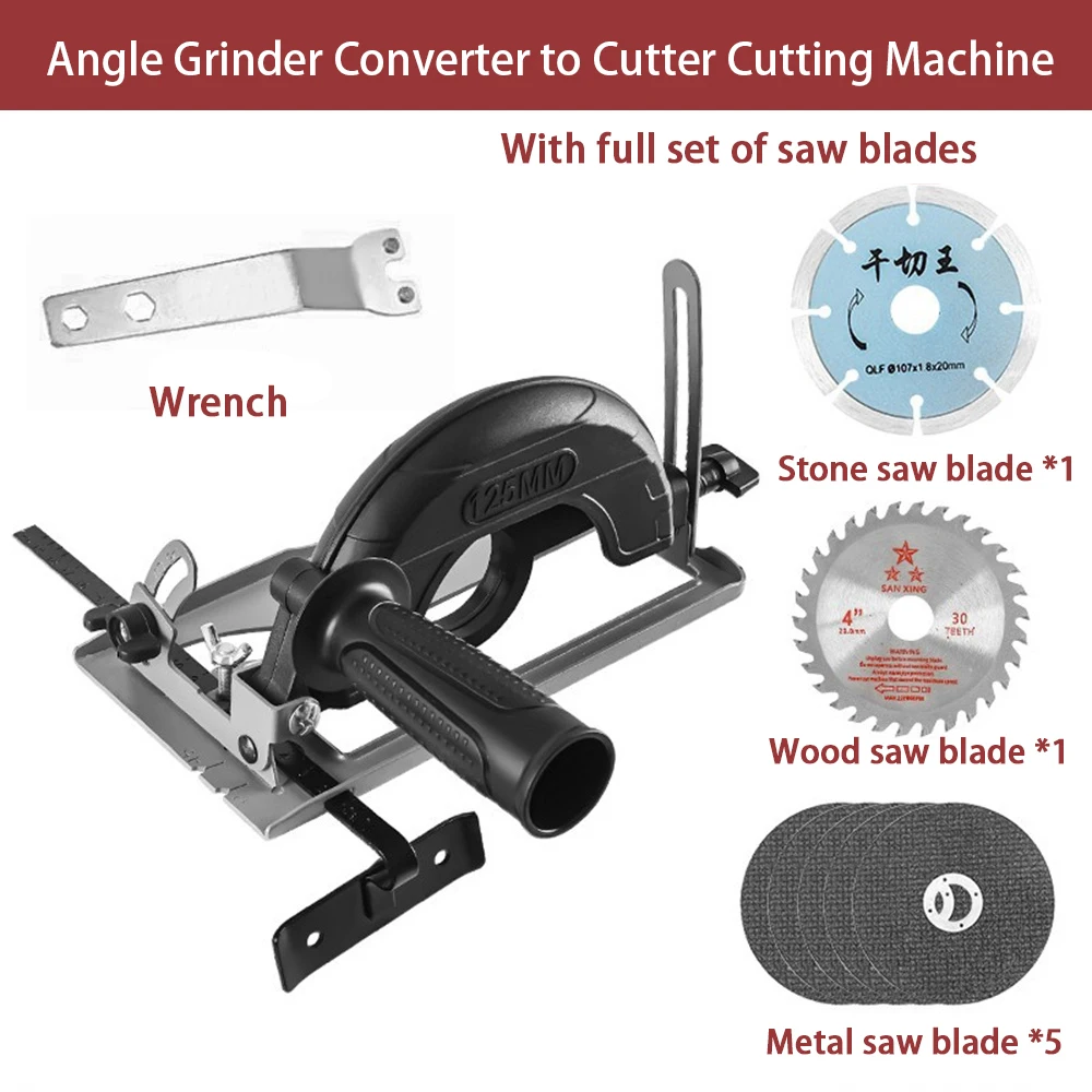 Hand Angle Grinder Converter To Cutter Cutting Machine Refit Electric