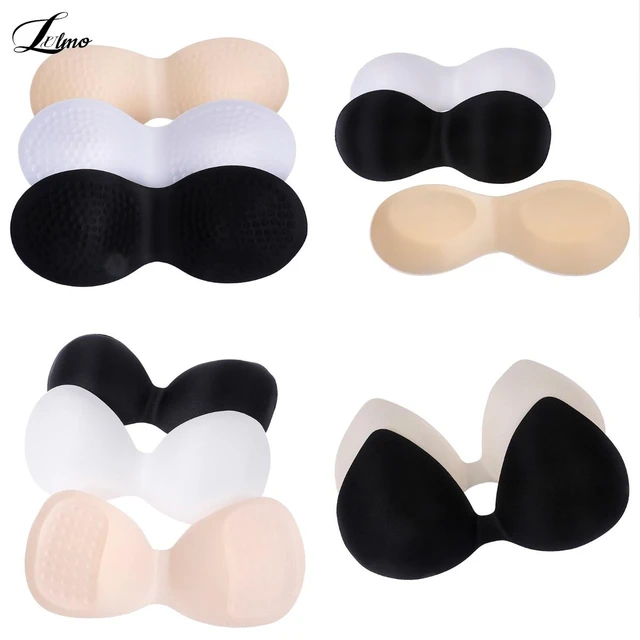 Foam Bra Pads Swimsuit Padding Inserts Sponge Chest Cup Breast Bra Bikini  Insert Chest Pad Body