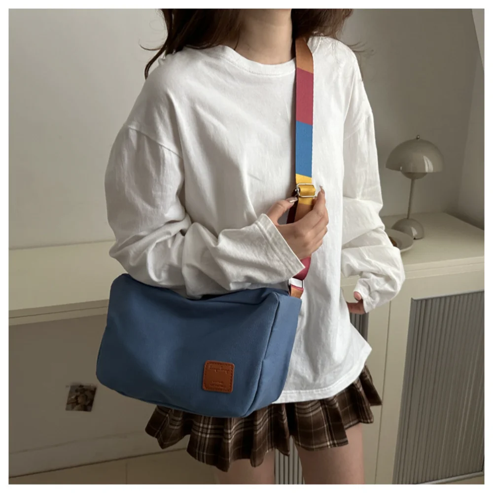 Crossbody Bag Spacious Fashion Messenger Bag Large Capacity Tote Sporty Korean Bag For Shopping Traveling Daily Use