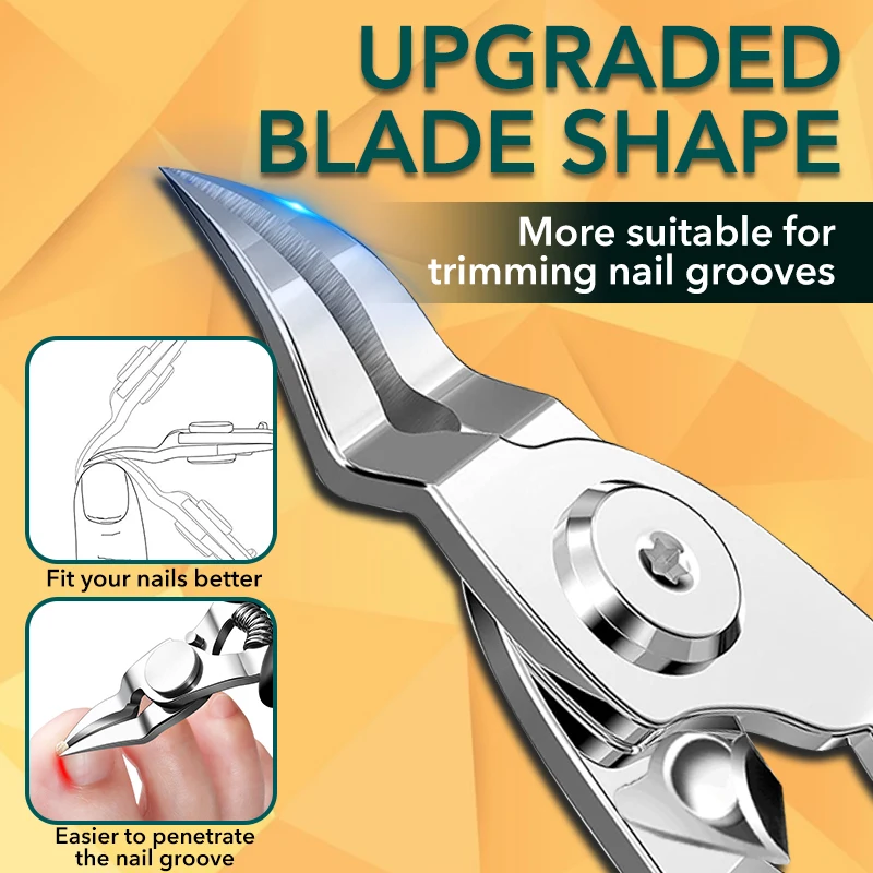 Toe Nail Clipper 1Pcs Toe Nail Clippers Nail Correction Thick Ingrown Toenails Nippers Dead Skin Art Pedicure Care Plier Cutter