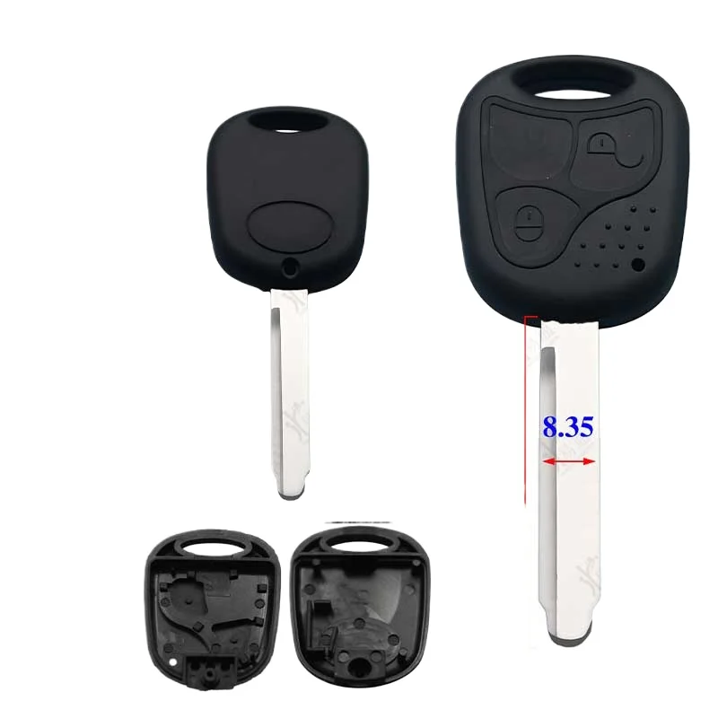 Suitable for Lifan 620 Straight Remote Control Key Shell -3 Key Straight Handle Blank, (excluding Chips)