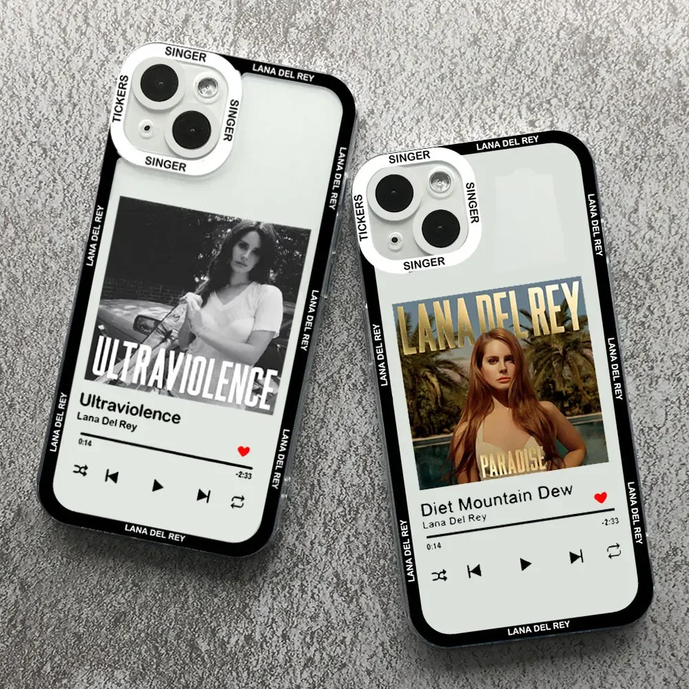 Lana Del Rey Artistic Kraft Poster Phone Case - Soft Cover Design