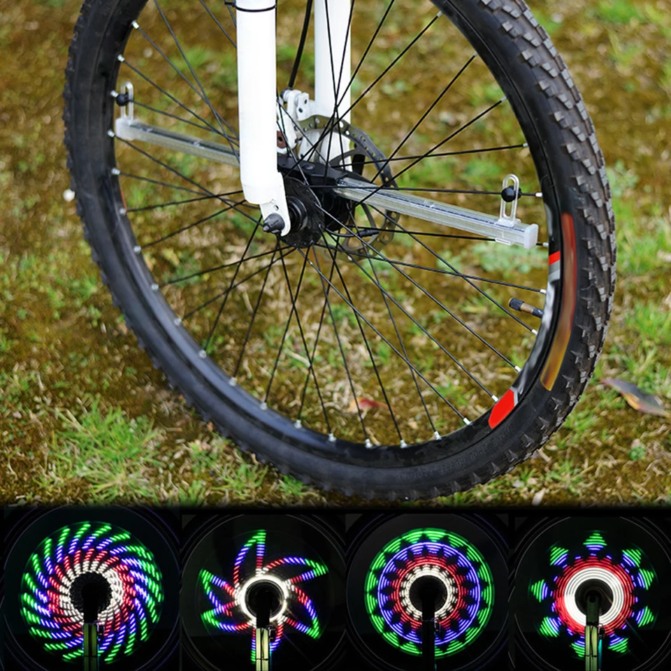 64 LED Bicycle Wheel Lights Waterproof Bike Spoke Wheel Light
