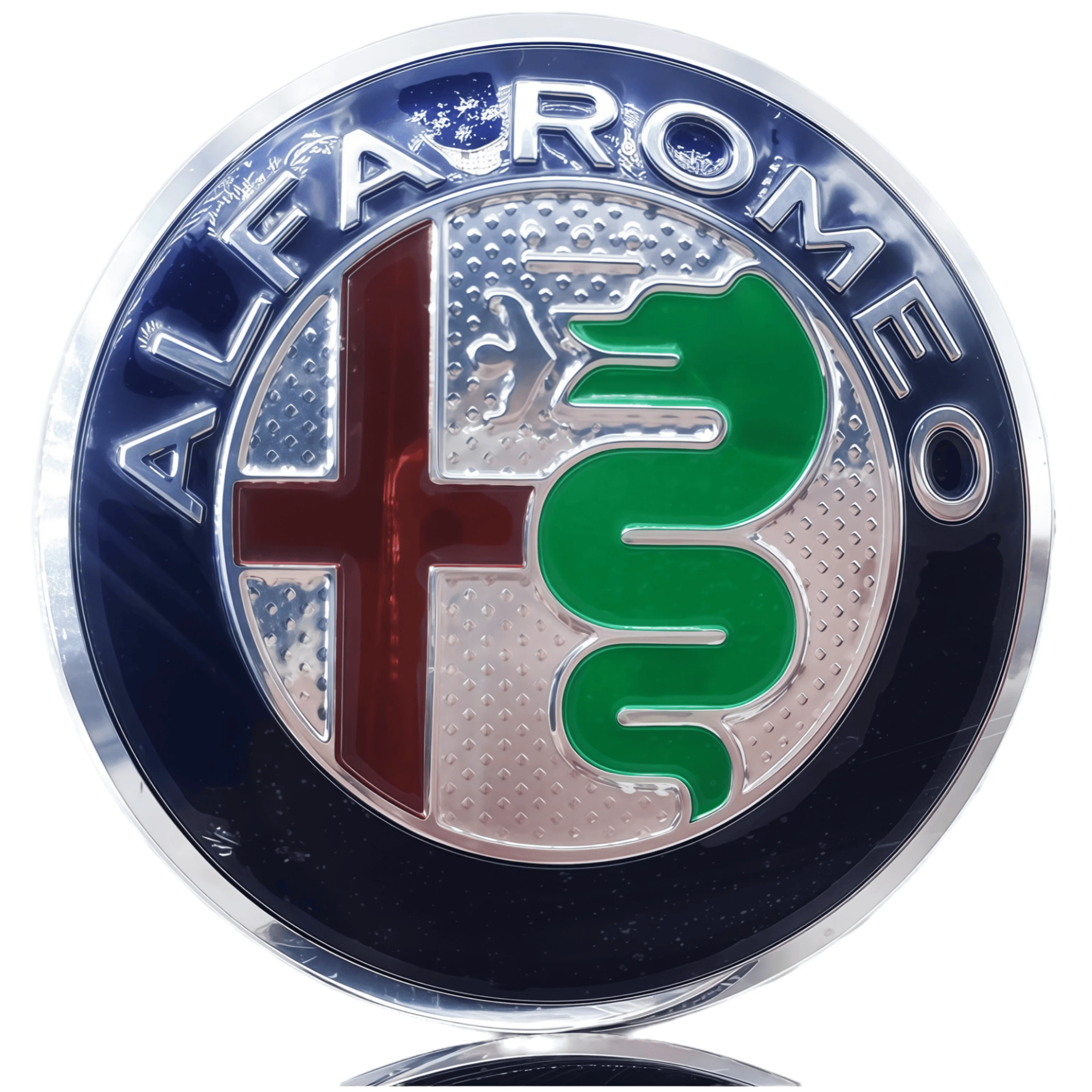 Alfa Romeo Quadrifoglio Stickers - Montage op het stuurwiel