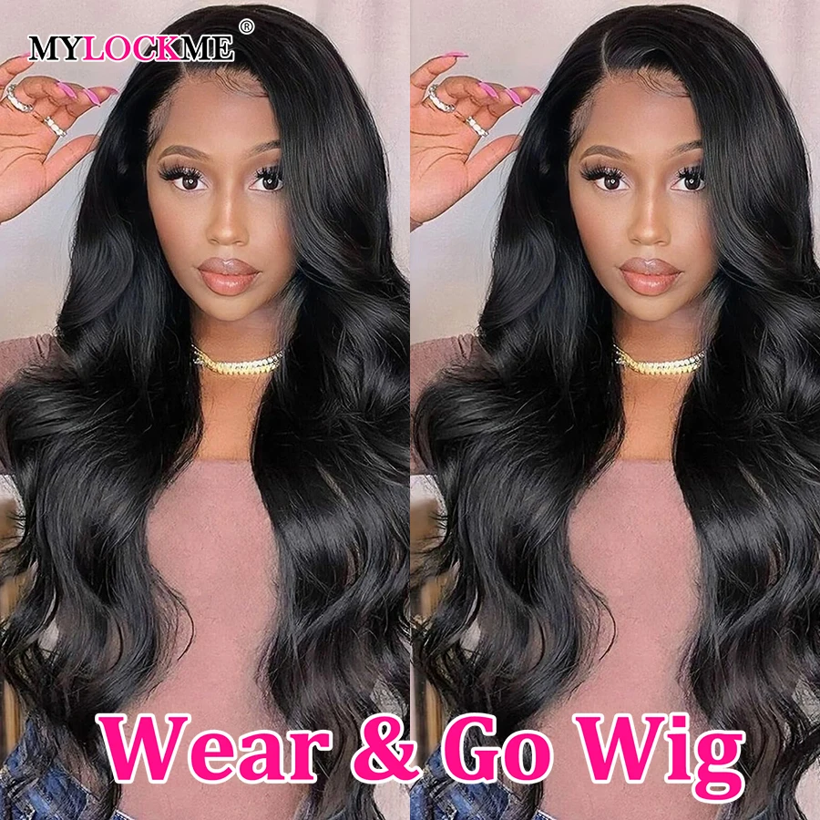 

Glueless Brazilian Wigs On Sale Mylockme Natural Color 100 % Human Hair 30 Inch Glueless 5X5 Lace Human Hair Wigs
