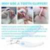 Bunny Teeth Nipper Cutter Stainless Steel Pet Teeth Clipper Suitable For Rabbits Squirrels Small Animal Care 5