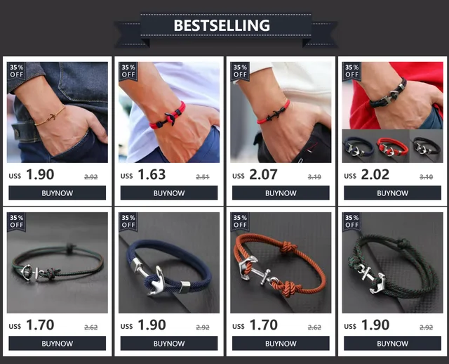Braccialetti Nautici Intrecciati - 12pcs Regolabili Per Surf E Sport Acquatici - Foto 11